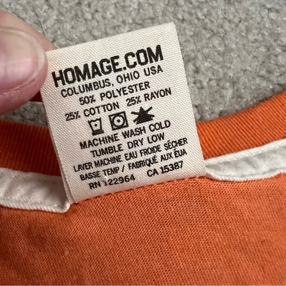 Devin Booker & Chris Paul Phoenix Suns Homage NBA Jam Tri-Blend T-Shirt Orange - Picture 5 of 7